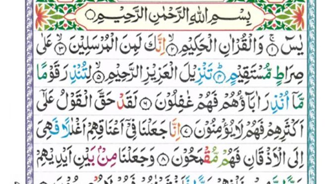 Importance of Surah Yasin – Read Surah Yaseen Online